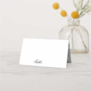 Carte De Placement Marbre moderne à l'intérieur de table blanche invi