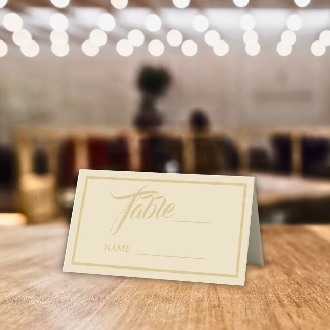 Carte De Placement Mariage blanc Lotus (Créateur téléchargé)