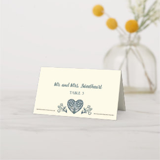 Carte De Placement Mariage Blooms Éternels