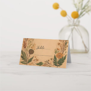 Carte De Placement Mariage Boho Peach Peach Peach