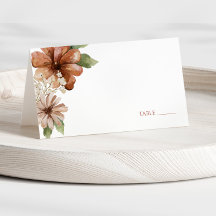 Mariage d'aquarelle en terre cuite