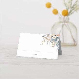 Carte De Placement Mariage d'aquarelle florale moelleuse