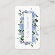 Mariage d'arche florale d'aquarelle bleue