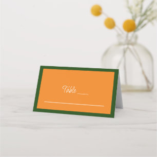 Carte De Placement Mariage de mixage et de correspondance minimaliste