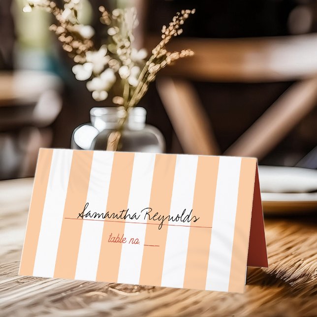 Carte De Placement Mariage de plage d'été (Créateur téléchargé)