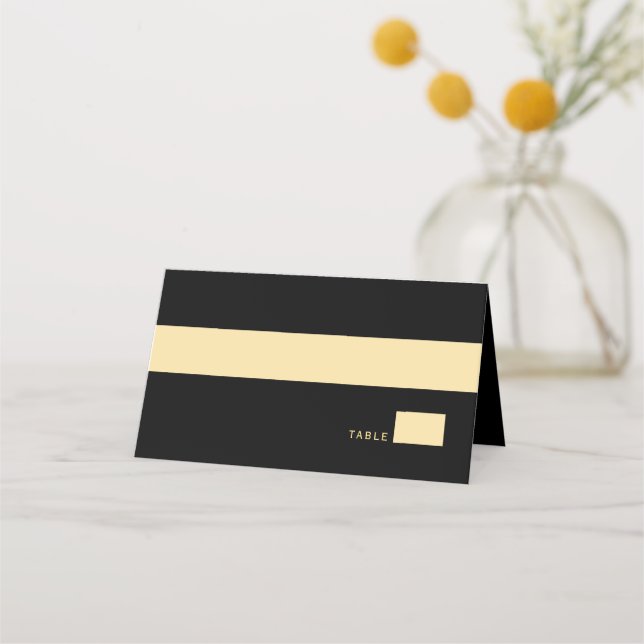 Carte De Placement Mariage de trame de trame de cercle d'or rustique  (Devant)