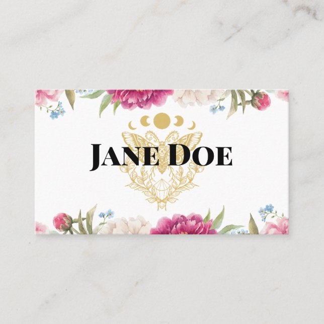 Carte De Placement Mariage du papillon de la mort - Placards (Devant)