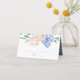 Carte De Placement Mariage Dusty Blue Florals