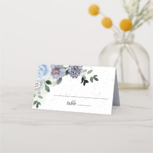Carte De Placement Mariage Élégant Floral Violet Fête de Mariée