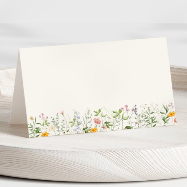 Carte De Placement Mariage fleur sauvage (Créateur téléchargé)