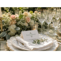 Mariage Folk Floral de Jardin Vert Sauge