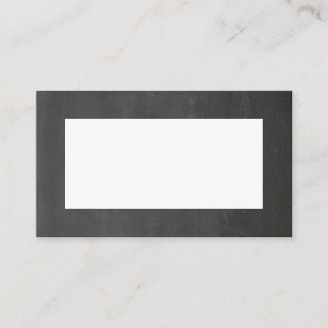 Carte De Placement Mariage gris tableau noir. Tableau simple moderne (Devant)