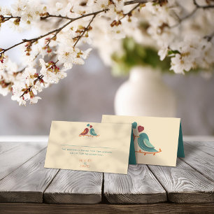 Carte De Placement Mariage Inséparable