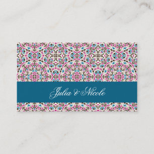 Carte De Placement Mariage Mandala Géométrique en Treillis Marocain