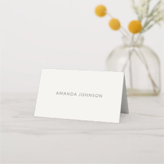 Carte De Placement Mariage Minimaliste Architectural