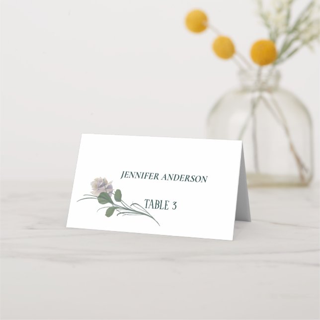 Carte De Placement Mariage minimaliste violet (Devant)