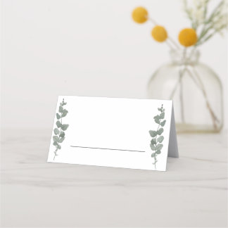 Carte De Placement Mariage moderne verdure