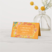 Mariage Orange Souci Vibrant 