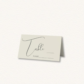 Carte De Placement Mariage Oyster Shells