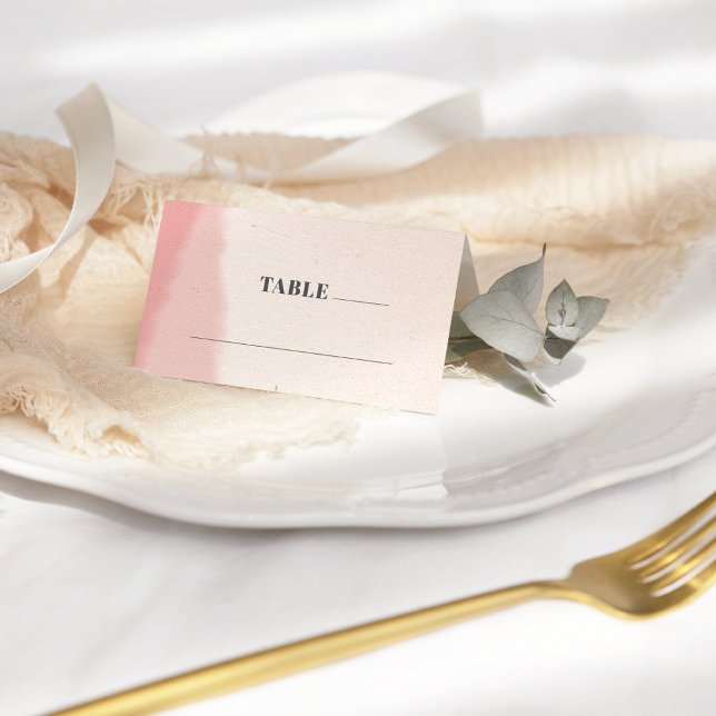 Carte De Placement Mariage photo de script en gras flush & Bloom plié (Créateur téléchargé)