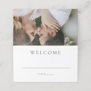 Carte De Placement Mariage Photo Éditorial Moderne