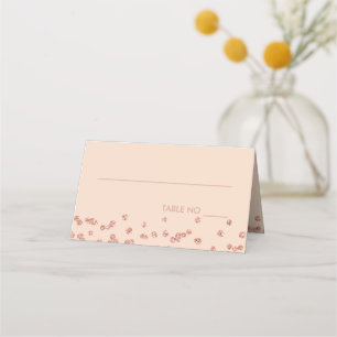 Carte De Placement Mariage Placecard Rose Parties scintillant or Conf