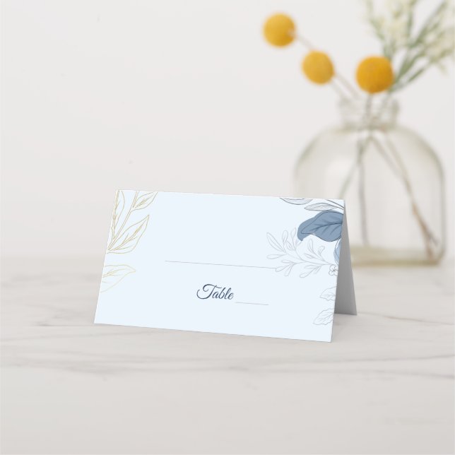 Carte De Placement Mariage romantique au bord de l'eau (Devant)