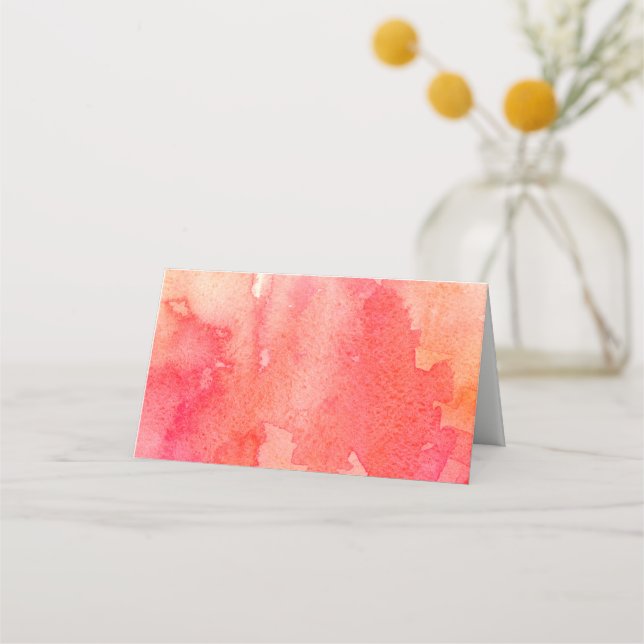 Carte De Placement Mariage rouge. Carte de siège d'automne. automne a (Devant)