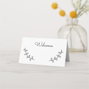 Carte De Placement Mariage Rustic Laurels