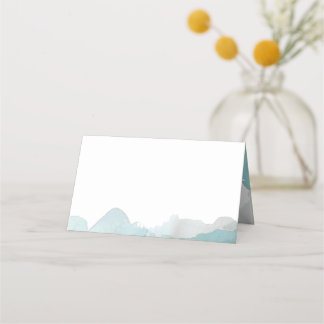 Carte De Placement Mariage Turquoise Debonair