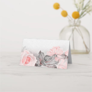 Carte De Placement Mariage vintage Primrose Rose Roses