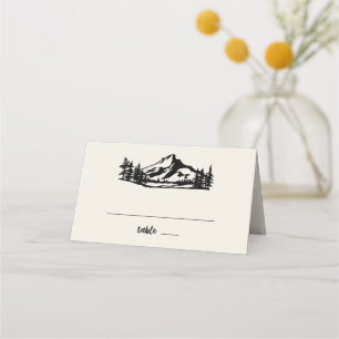 Carte De Placement Mariage vintage Wilderness