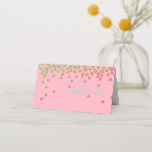 Carte De Placement Mariée CO Fête de Remise de Cadeaux de Fiançailles