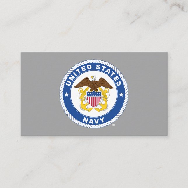 Carte De Placement Marine américaine | Officier Crest (Devant)