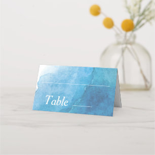 Carte De Placement Marine Aquarelle Mariage moderne