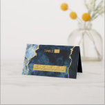 Carte De Placement Marine Blue Gold Marble Agate Siège Numéro de tabl<br><div class="desc">Marine Blue & Gold Foil Aquarelle Marbre Agate Gilded Geode Design,  avec polices Moderne et Script. Mariage tendance et chic ou tout événement Cartes de table ! ~ Regardez ma boutique pour voir l'ensemble de la suite mariage pour ce design!</div>