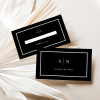 Minimal et chic | Appartement Mariage noir