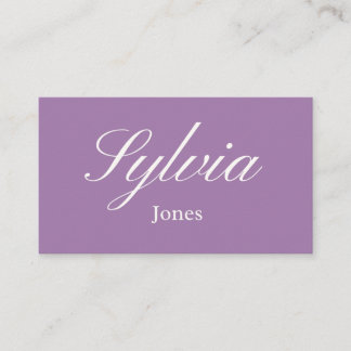 Carte De Placement Minimalist lilac wedding , engagement  place card