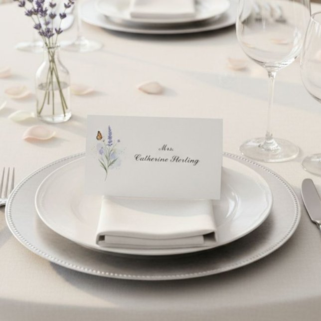 Carte De Placement Modern Luxury Escort Card  (Créateur téléchargé)