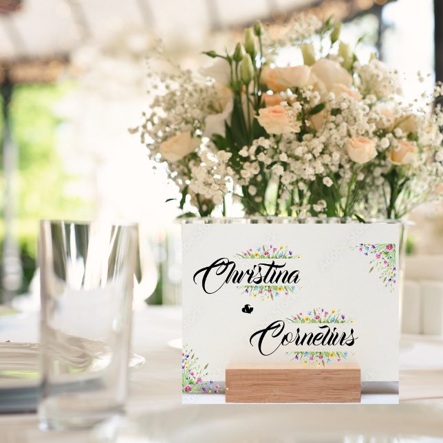 Carte De Placement Montagne | MARIAGE FLEUR SAUVAGE (Créateur téléchargé)