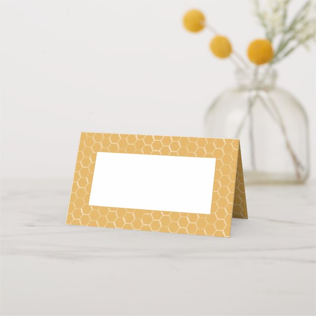 Carte De Placement Motif Golden Honeypeb (Dos)