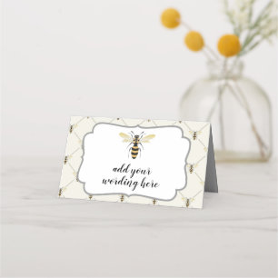 Carte De Placement Motif Honey Bee Honeypeb