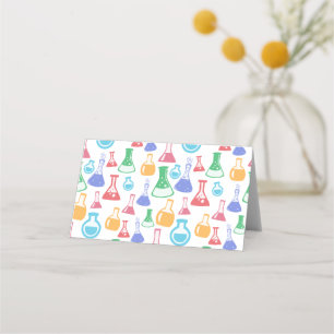 Carte De Placement Motif scientifique divertissant Beakers and Flaque