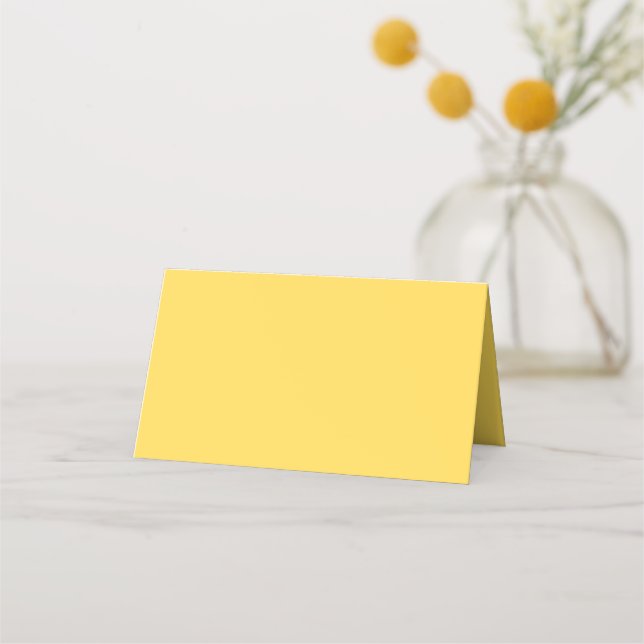 Carte De Placement moutarde couleur (Devant)