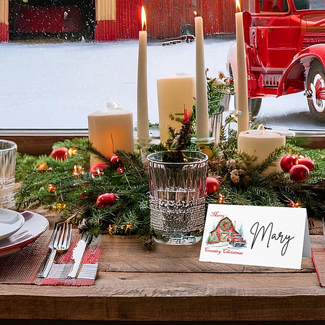 Carte De Placement Noël du pays (Créateur téléchargé)
