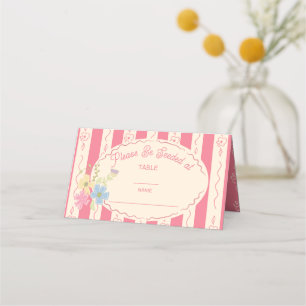 Carte De Placement Nom de la table du mariage de paquets de semences 