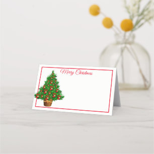 Carte De Placement Nom Place Card-Christmas Tree