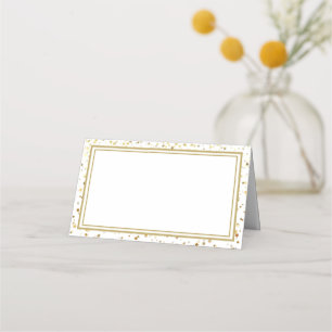 Carte De Placement Nom Place Card-Gold Stars