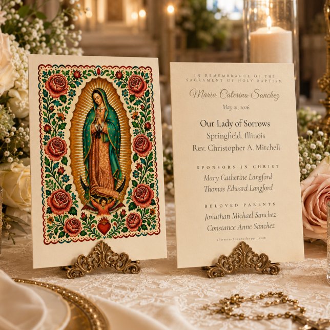 Carte De Placement Notre-Dame de Guadalupe, objet d'art folklorique p (Créateur téléchargé)