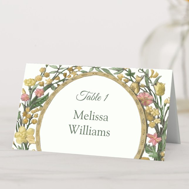 Carte De Placement Numéro de table de mariage (Créateur téléchargé)